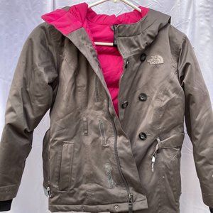 The North Face Kids Puffer Jacket - Brown and Pink